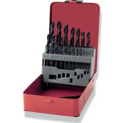 Coffret tôle de 19 forets à métaux HSS 1-10mm- F1-C19 SAM OUTILLAGE