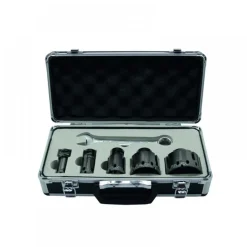Coffret 5 trépans diamant pour meuleuse + clé de serrage LEMAN