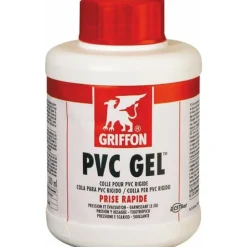 Colle canalisation rigide PVC - évacuation ou sous pression - en gel GRIFFON