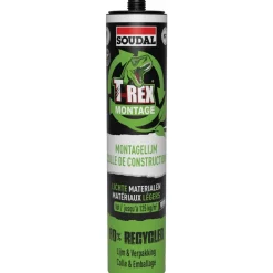 Colle de montage T-Rex - pour matériaux légers - écologique SOUDAL
