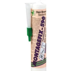 Colle polyuréthane - monocomposant - cartouche 300 ml - Montagefix 590 DEN BRAVEN