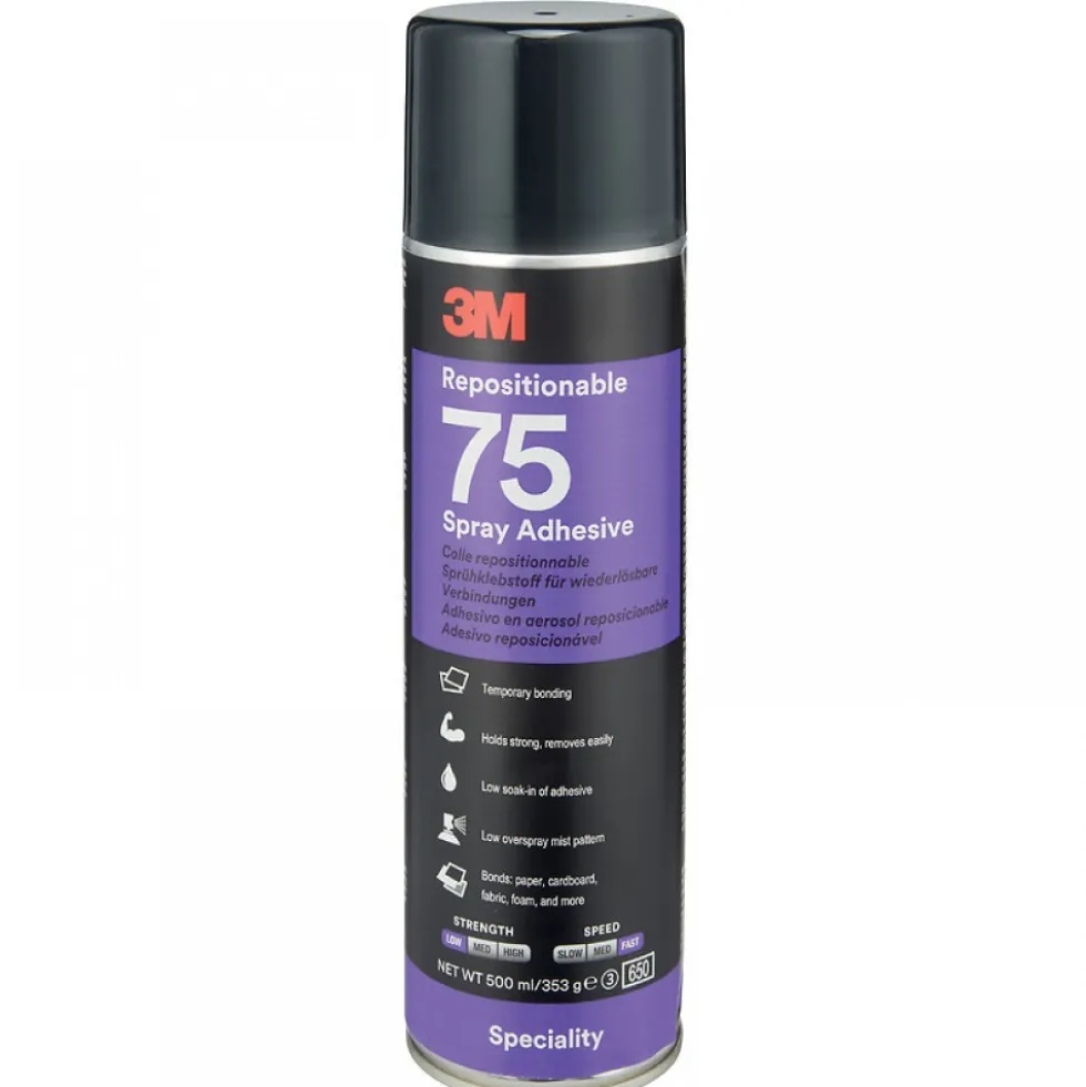 Colle repositionnable en aérosol - 500 ml 3M
