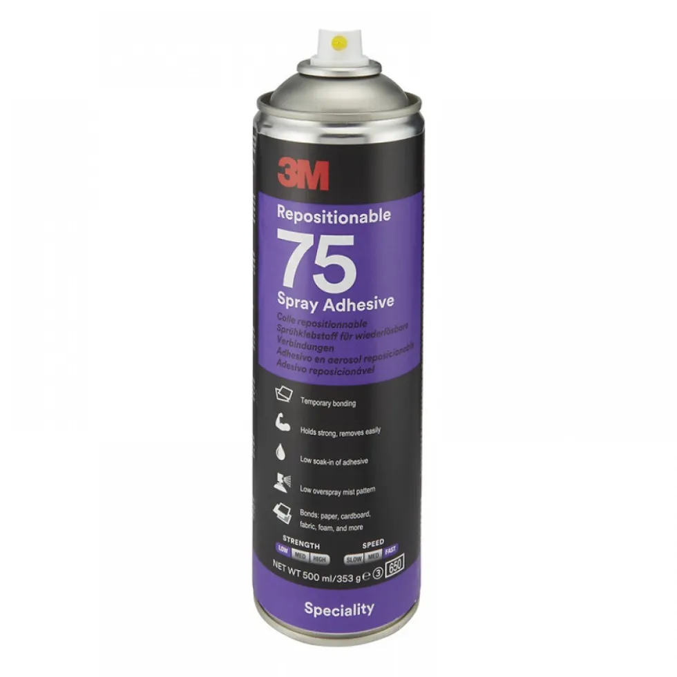 Colle repositionnable en aérosol - 500 ml 3M