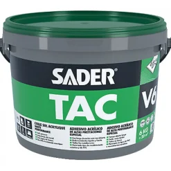 Colle sol acrylique hautes performances SADER TAC V6 sans solvant SADER