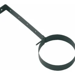 Collier acier émail noir mat - longueur 170 mm TEN