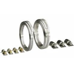 Collier de serrage en acier et inox - bande ajourée sans fin - 25 m SERFLEX