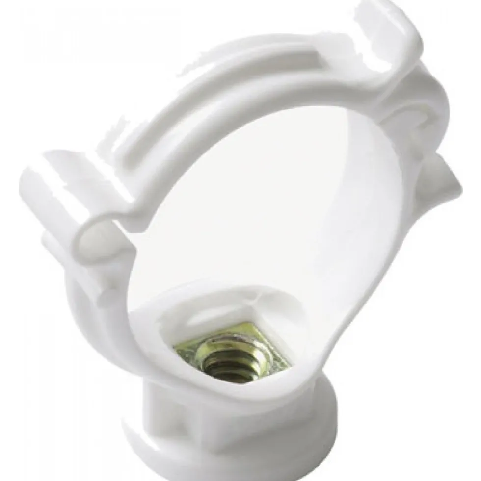 Collier monobloc PVC blanc NICOLL