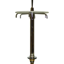 Colonne avec robinetterie centrale - 6 becs - pour vasque circulaire PORCHER