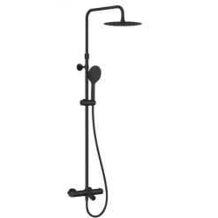 Colonne de baignoire thermostatique extensible - noire mate - COLORS KRAMER
