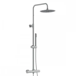 Colonne de douche avec mitigeur thermostatique chromée Aquaduct SCHÜTTE