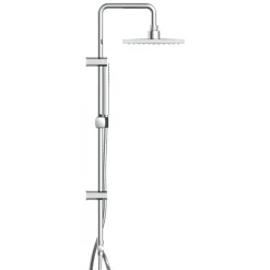 Colonne de douche avec pommeau carré - Tokyo chromé SCHÜTTE