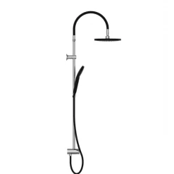 Colonne de douche - Chromé et noir - Matao Rain SCHÜTTE