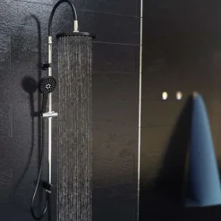 Colonne de douche - Chromé et noir - Matao Rain SCHÜTTE