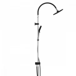 Colonne de douche - Chromé et noir - Matao Rain SCHÜTTE