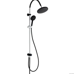 Colonne de douche - Chromé et noir - Matao Rain SCHÜTTE