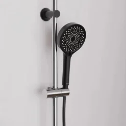 Colonne de douche - Chromé et noir - Matao Rain SCHÜTTE