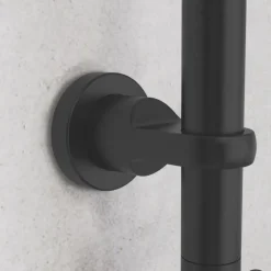 Colonne de douche - douchette 3 jets - pommeau carré - Mallorca noir SCHÜTTE