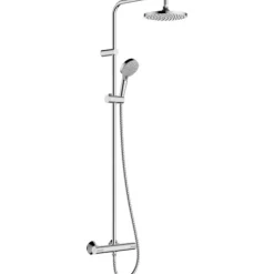 Colonne de douche thermostatique chromée - Showerpipe Vernis Blend 200 HANSGROHE