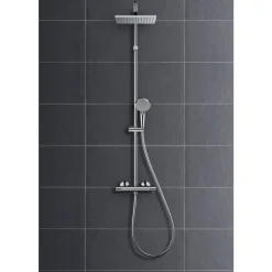 Colonne de douche thermostatique Vernis Shape HANSGROHE