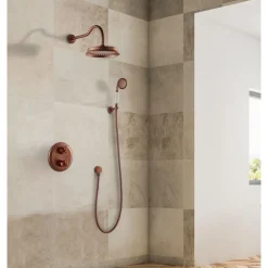 Colonne de douche thermostatique à encastrer Lady's - finition bronze PAINI