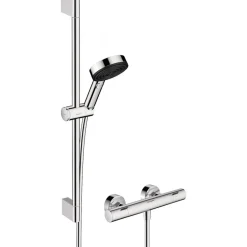 Colonne de douche thermostatique - douchette 3 jets - Pulsify Select S HANSGROHE