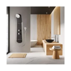 Colonne de douche thermostatique - effet ardoise - Nautilus Slate VALENTIN