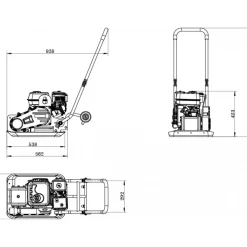 Compacteur à plaque vibrante - RPE90E ZIPPER
