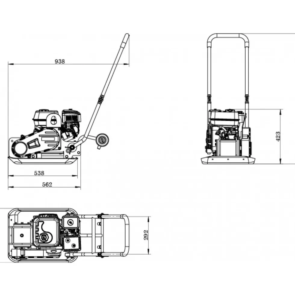 Compacteur à plaque vibrante - RPE90E ZIPPER