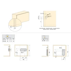 Compas à câble - pour abattant - ouverture amortie - Microwinch EMUCA