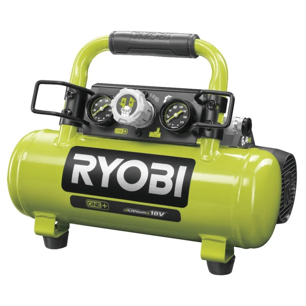 Compresseur à cuve 18V ONE+™ - 3,8 L - 8 bars - Solo - R18AC-0 RYOBI