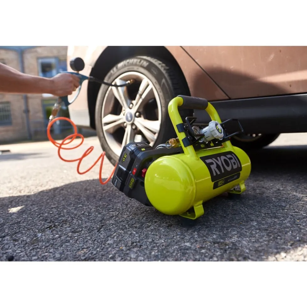 Compresseur à cuve 18V ONE+™ - 3,8 L - 8 bars - Solo - R18AC-0 RYOBI