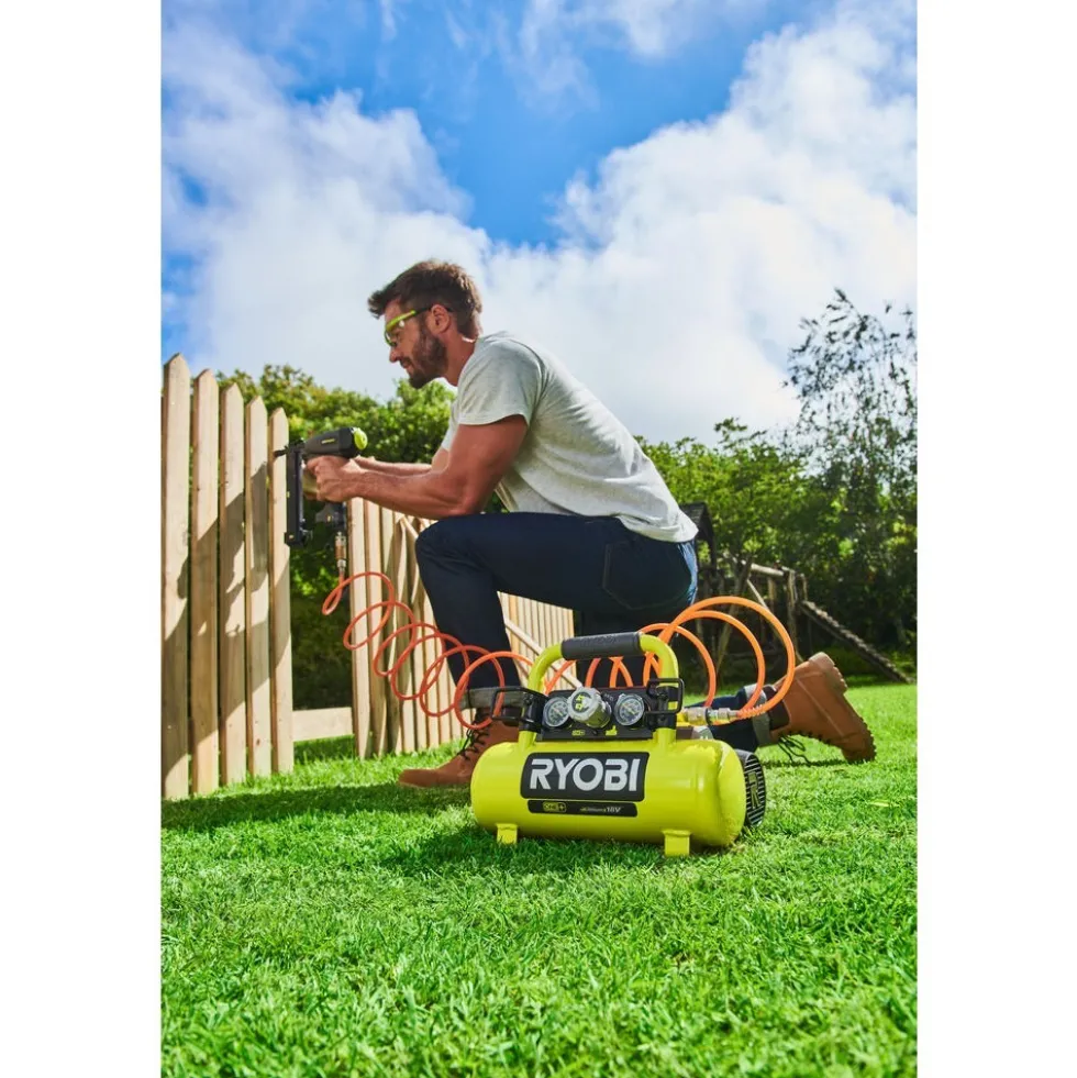 Compresseur à cuve 18V ONE+™ - 3,8 L - 8 bars - Solo - R18AC-0 RYOBI