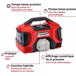 Compresseur hybride TE-AC 18/11 LiAC - Solo - Power X-Change EINHELL