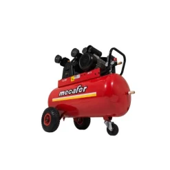 Compresseur lubrifié bibylindre V fonte 100L - 3HP 9 bar MECAFER