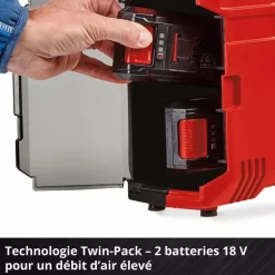 Compresseur sans fil TE-AC 36/8 Li OF Set-Solo - Power X-Change EINHELL