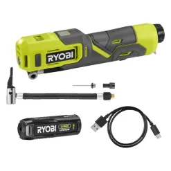 Compresseur sans fil 4V USB Lithium (1x2.0Ah) + embouts - RI4-120G RYOBI