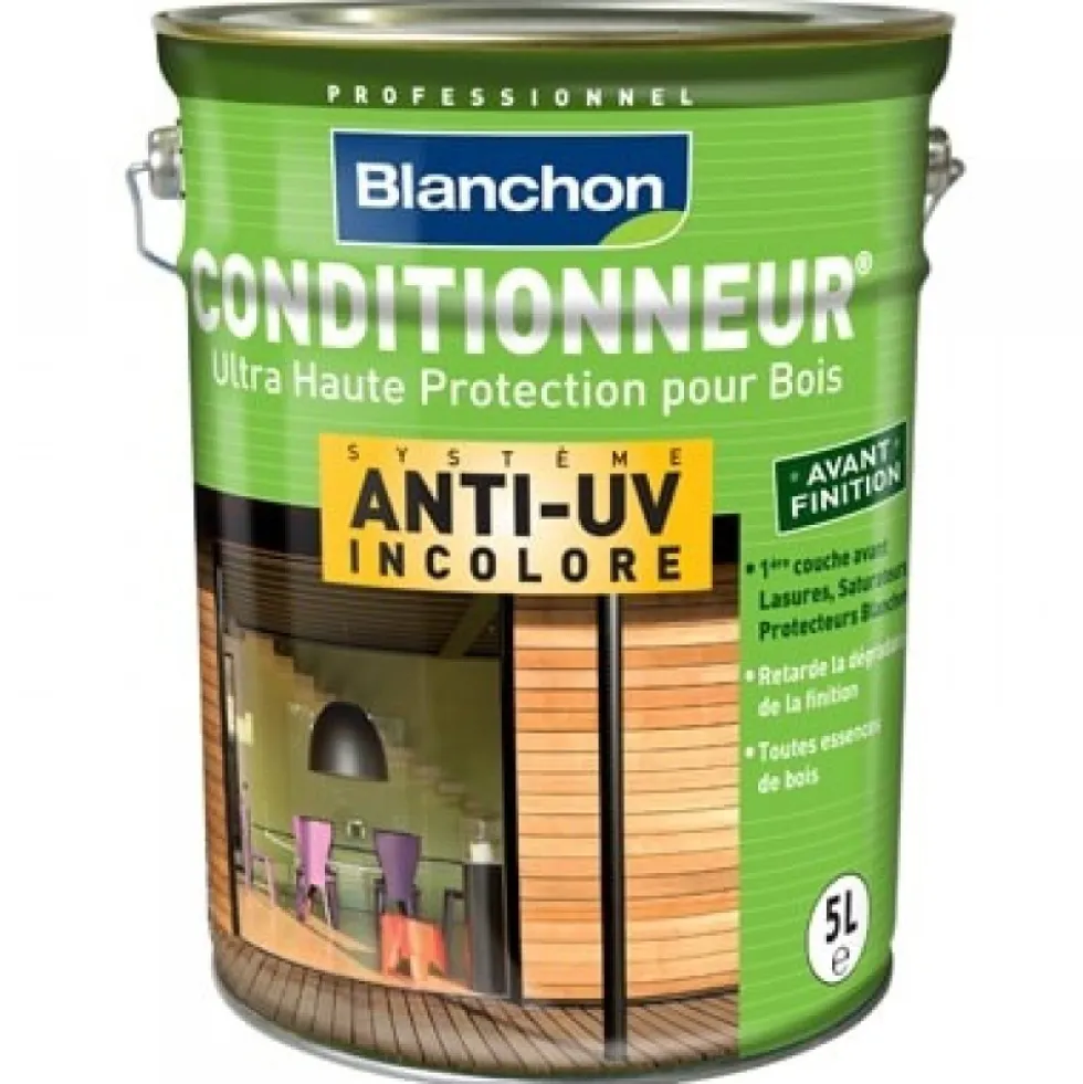 Conditionneur® haute protection Anti-UV - avant finition - incolore BLANCHON