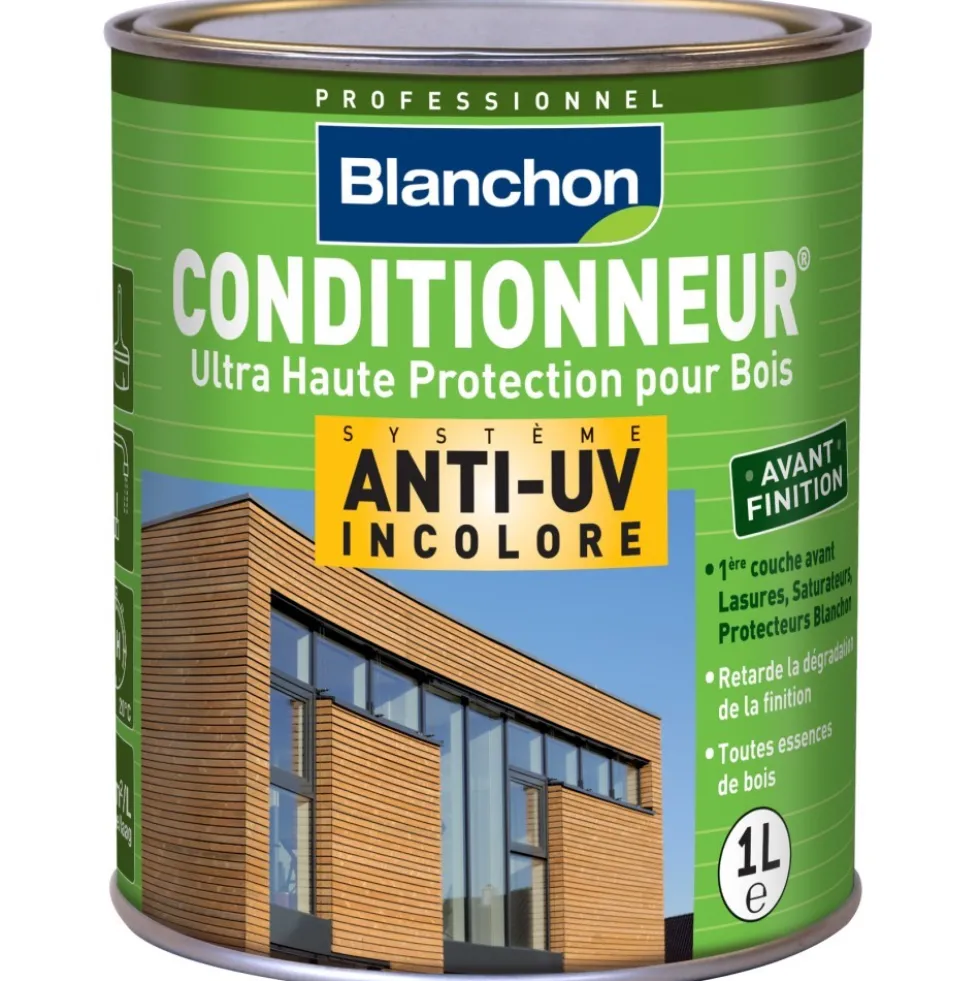 Conditionneur® haute protection Anti-UV - avant finition - incolore BLANCHON