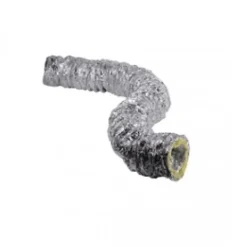 Conduit aluminium souple - isolation laine de verre 25 mm - 10 mètres VORTICE