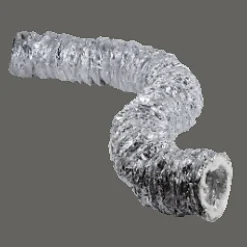 Conduit aluminium souple - isolation ouate de polyester - 10 mètres VORTICE