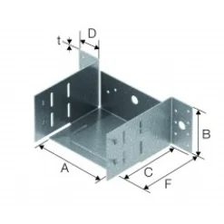 Connecteur ajustable en angle - ACI140/80 - reconditionné SIMPSON Strong-Tie