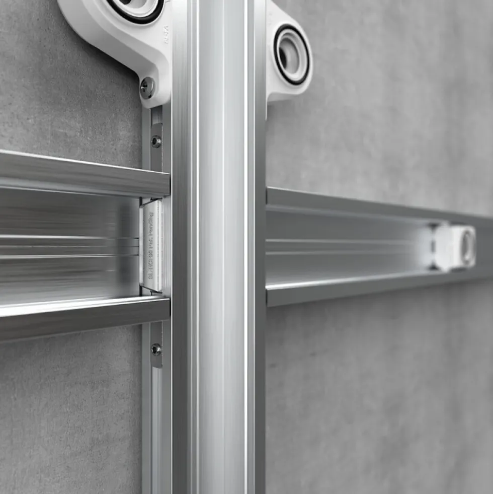 Connecteur mural fixe pour rail Domalurail Stratlock - SL-RCF90 DOMARINE