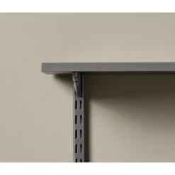 Console droite pour crémaillère double perforation SPARRING - graphite ELFA