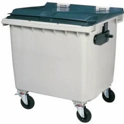 Conteneur - 4 roues - capacité 1000 litres - latéral ROSSIGNOL