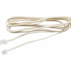 Cordon téléphonique de raccordement RJ11 vers RJ45-5 m EBENOID