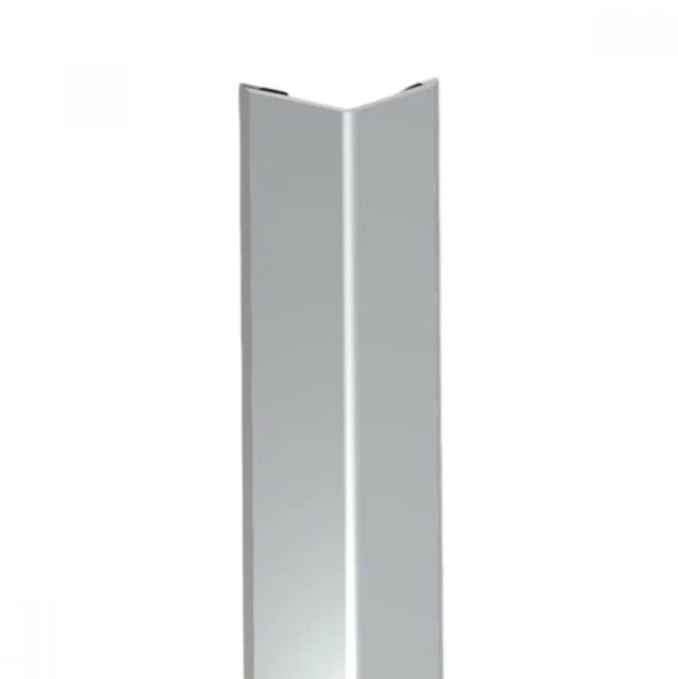 Cornière murale adhésive - aluminium anodisé - 1,5 m DINAC