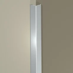 Cornière murale adhésive - aluminium anodisé - 3 m - 27x27 mm DINAC