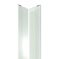 Cornière murale adhésive - inox satiné - 25x25 mm DINAC