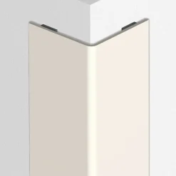 Cornière murale antichoc adhésive - PVC beige - 3 m - 57x57 mm DINAC