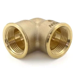 Coude 90° bronze femelle / femelle à visser VIEGA